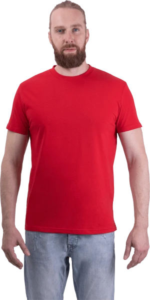 Футболка короткий рукав 160 г/м2, красная Бел 006.07