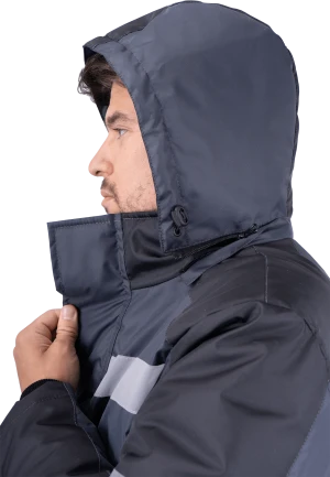 Костюм РОУД зимний, т.серый-черный Кос 491