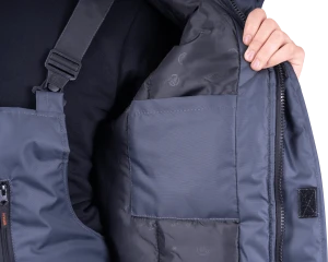 Костюм РОУД зимний, т.серый-черный Кос 491