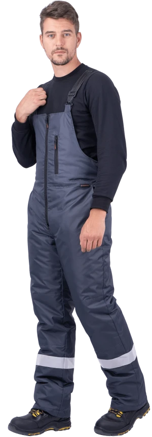 Костюм РОУД зимний, т.серый-черный Кос 491