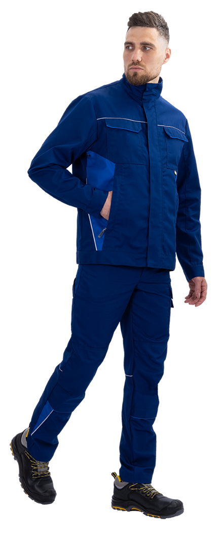 Куртка мужская GT от механических воздействий и ОПЗ, синий-василек