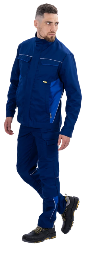 Куртка мужская GT от механических воздействий и ОПЗ, синий-василек