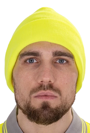 Шапка трикотажная двойная, лимонный Шап 251