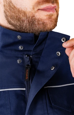 Костюм мужской ДЮРАБЛ от механических воздействий и ОПЗ (куртка, брюки), синий Кос 834