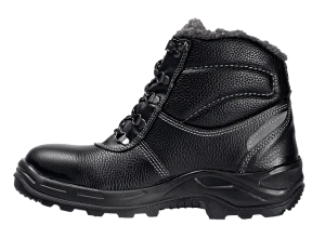 Ботинки TURBO с КП шерст. мех, хромовые ПУ/нитрил (Бот. 115)