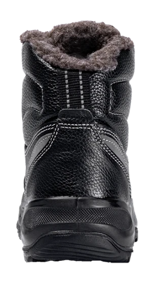 Ботинки TURBO с КП шерст. мех, хромовые ПУ/нитрил (Бот. 115)