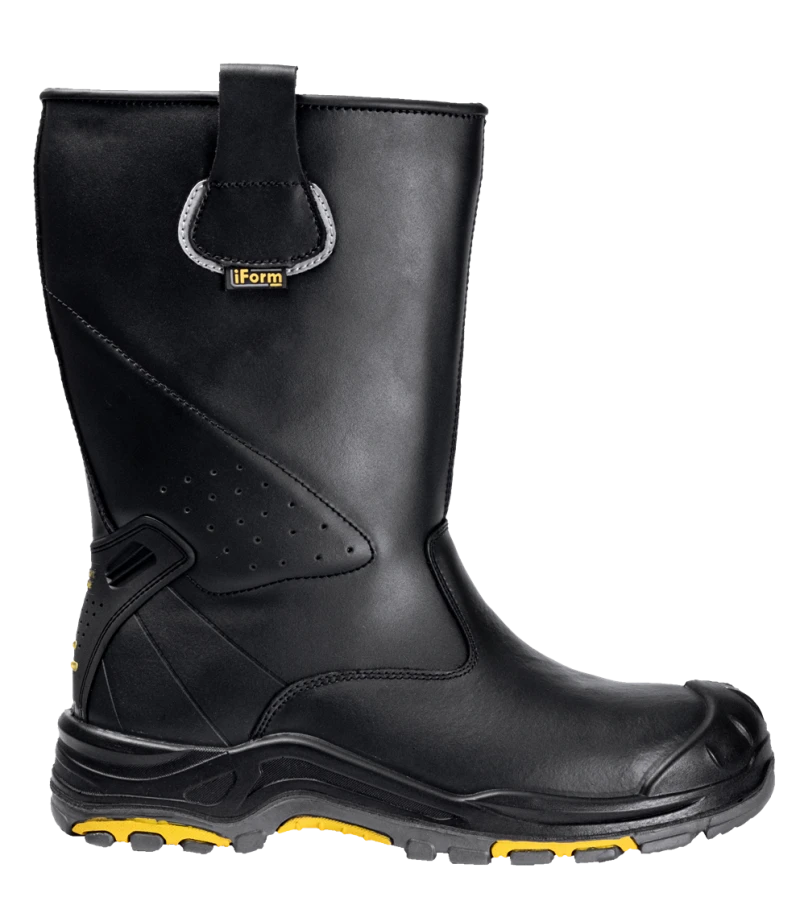 Сапоги iForm® ORIGINAL (ОРИДЖИНАЛ) с КП и КС шерст. мех, кожаные ПУ/нитрил