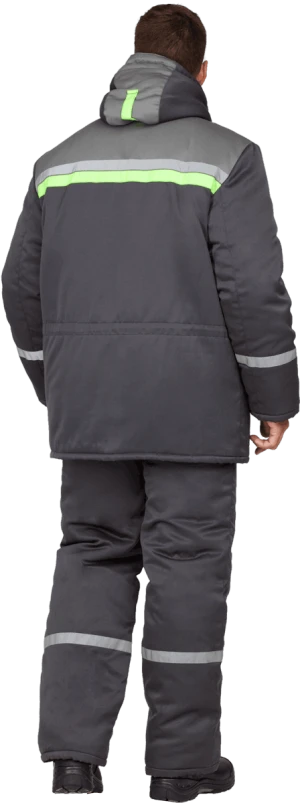 Костюм ВЬЮГА зимний, т/серый Кос 313