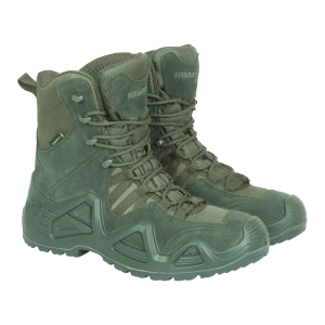 Ботинки КАБАРГА высокий берец, замша/оксфорд ПУ/нитрил Бот 235