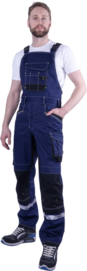 Полукомбинезон КОРПОРАЦИЯ летний, синий-черный Пком 1604