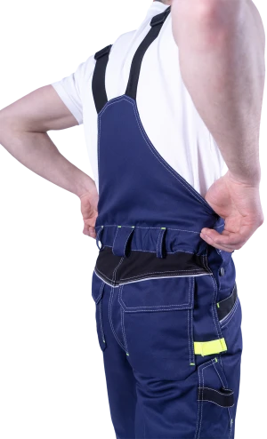 Полукомбинезон КОРПОРАЦИЯ летний, синий-черный Пком 1604