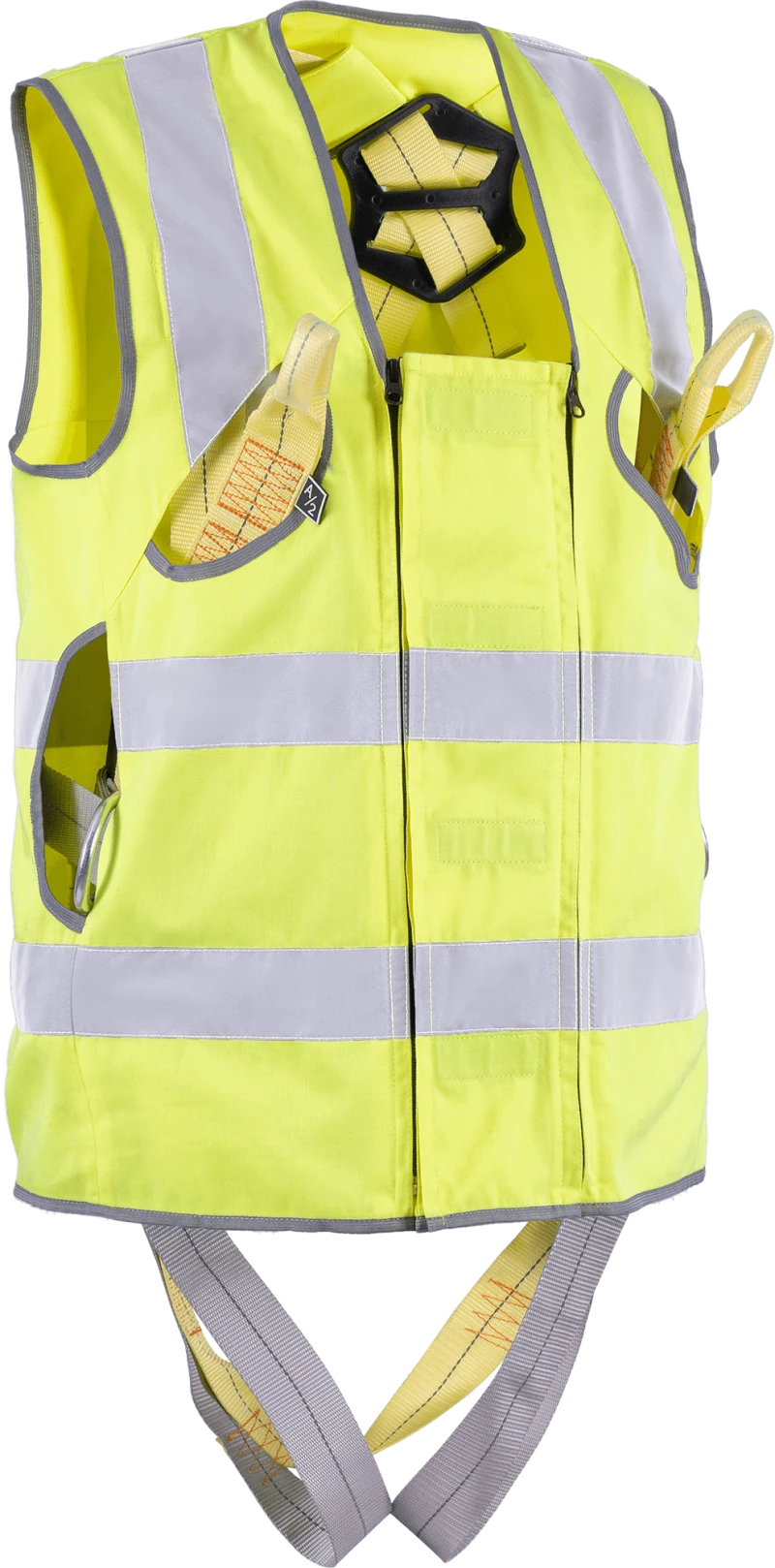 Жилет-накидка сигнальный для страховочной привязи, от механических воздействий и ОПЗ, флуоресцентный жёлтый Жил 522