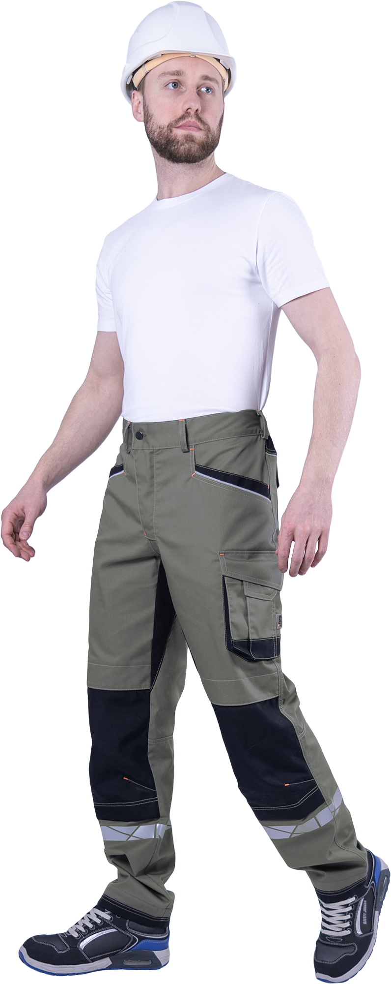Брюки КОРПОРАЦИЯ летние, хаки-черный Брю 399