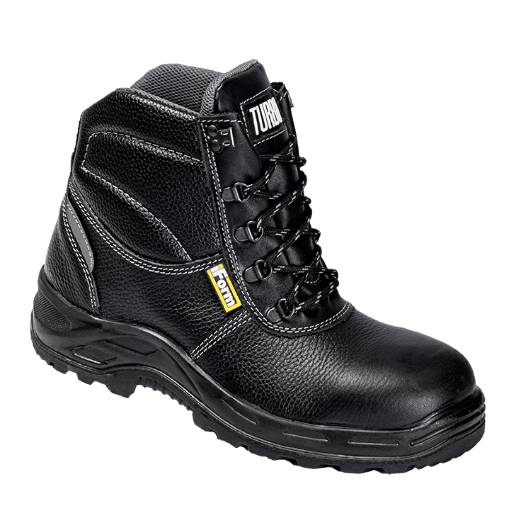 Ботинки TURBO с КП, хромовые ПУ/нитрил (Бот.113)