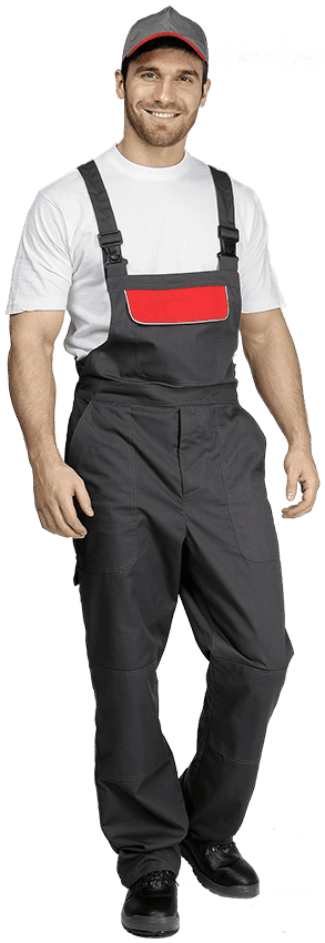 Костюм мужской НАВИГАТОР-2 от механических воздействий и ОПЗ (куртка, полукомбинезон), серый Кос 556