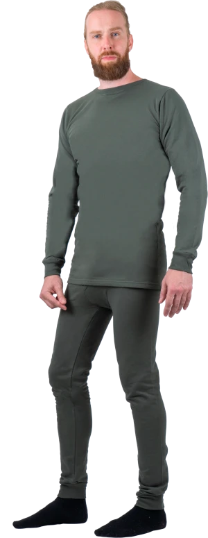 Белье нательное утеплённое, олива Бел 301