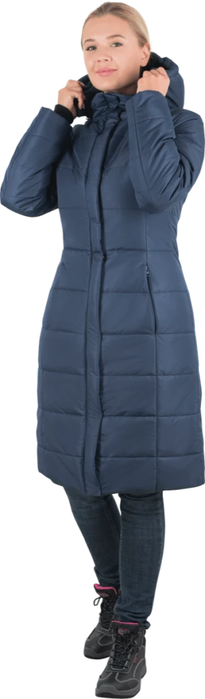 Пальто ФЬЮЖЕН зимнее, т/синий, женское Пал 002