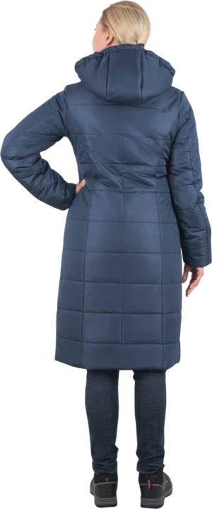 Пальто ФЬЮЖЕН зимнее, т/синий, женское Пал 002