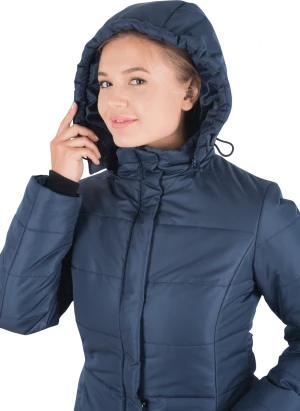 Пальто ФЬЮЖЕН зимнее, т/синий, женское Пал 002