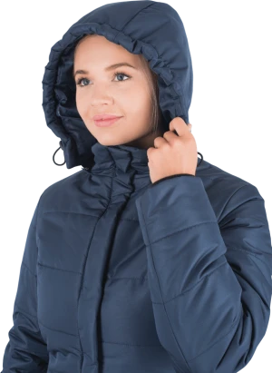 Пальто ФЬЮЖЕН зимнее, т/синий, женское Пал 002