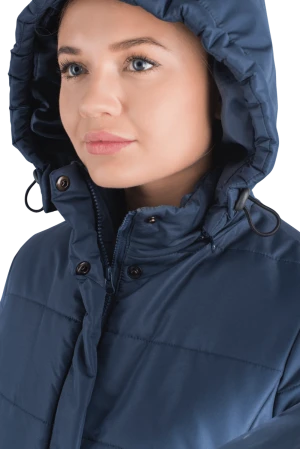 Пальто ФЬЮЖЕН зимнее, т/синий, женское Пал 002